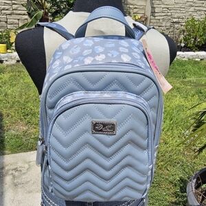BETSEY JOHNSON BLUE LUV BETSEY BACKPACK